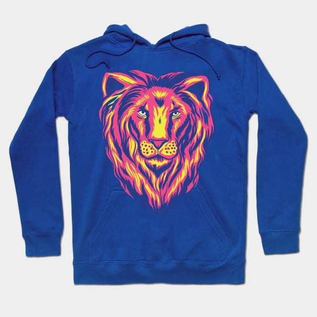 Colorful Lion Hoodie by MajorCompany